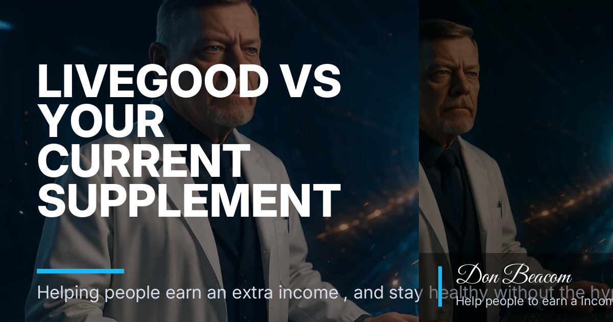 LiveGood vs Your Current Supplement Routine: Extra Money, Time, and Calm for Busy Parents
