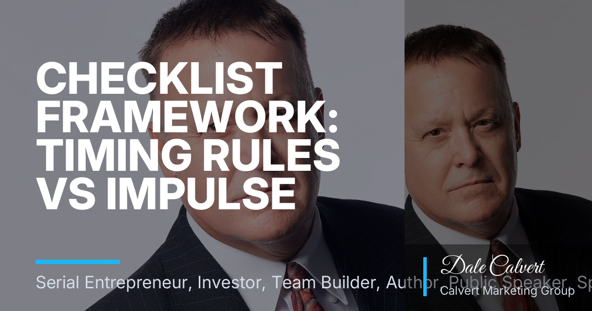 Checklist Framework: Timing Rules vs Impulse Shop Visits for Atlanta Card Investors