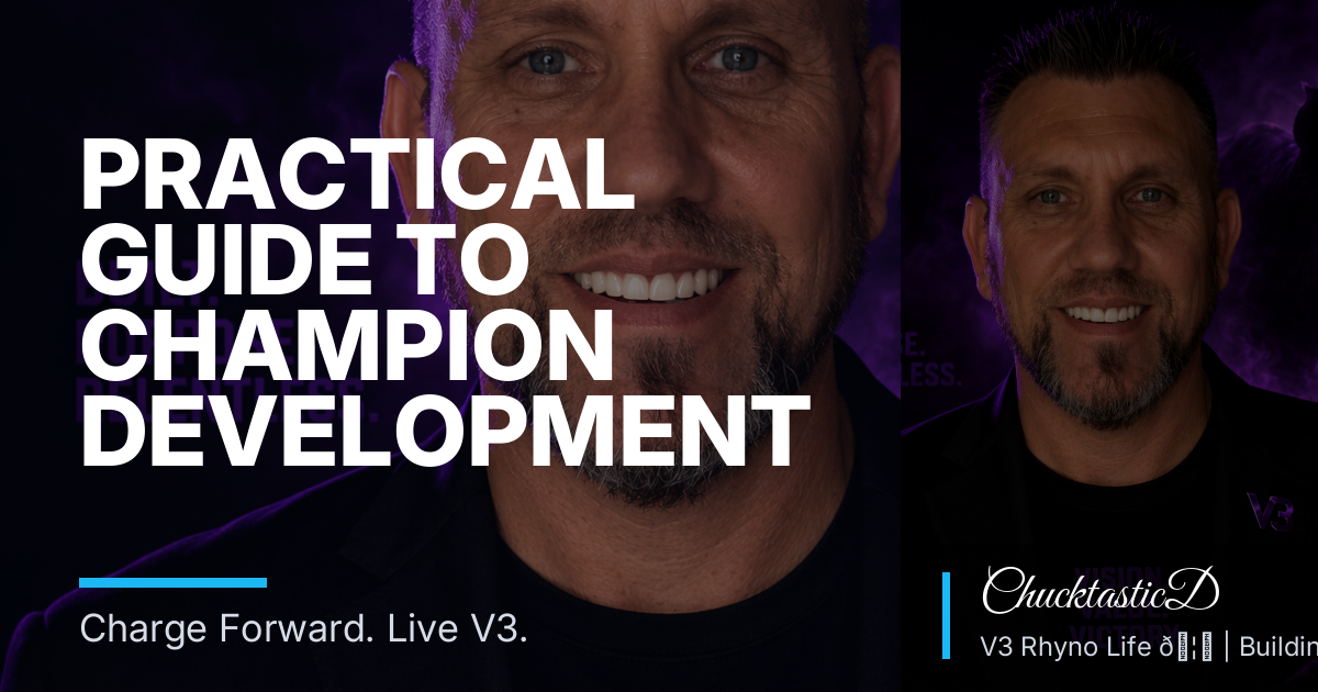 Practical Guide to Champion Development Through V3 in Alexander, AR: What to Do Next