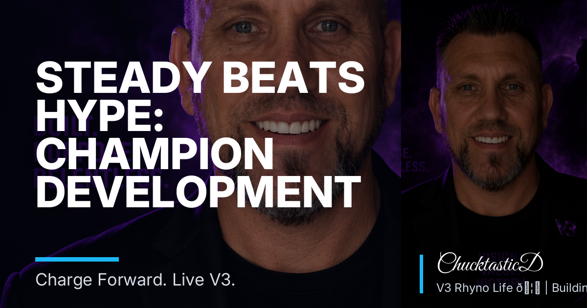 Steady Beats Hype: Champion Development Through V3 in Alexander, AR