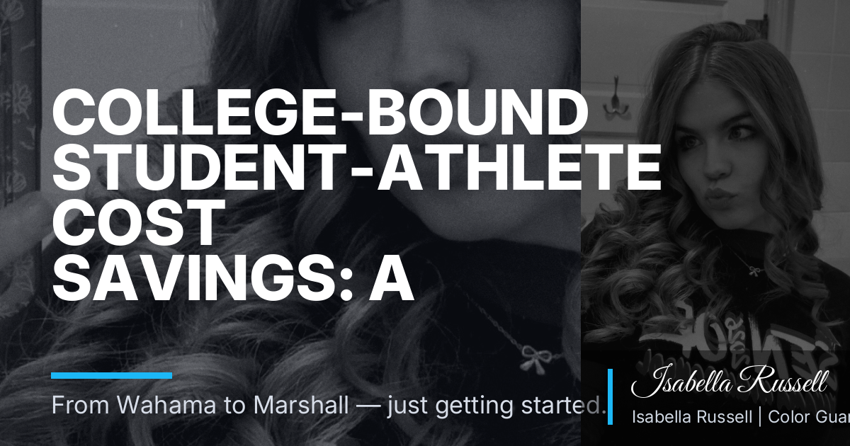 College-Bound Student-Athlete Cost Savings: A Practical Pre-Campus Plan for Small-Town Seniors
