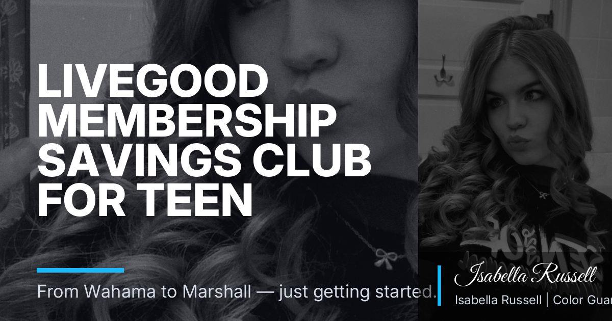 LiveGood Membership Savings Club for Teen Student-Athletes: Affordable Beauty, Hobbies, and College-Ready Essentials