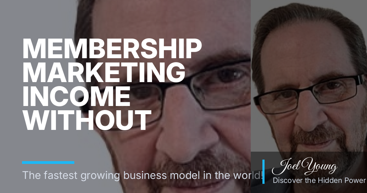Membership Marketing Income Without Recruiting: A Clear Alternative to Product-Chasing Direct Selling