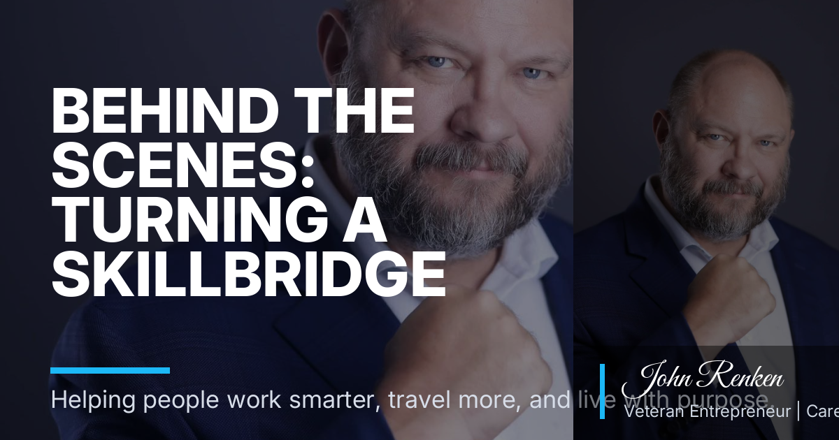 Behind the Scenes: Turning a SkillBridge Host Into Your First IC Sales Seat