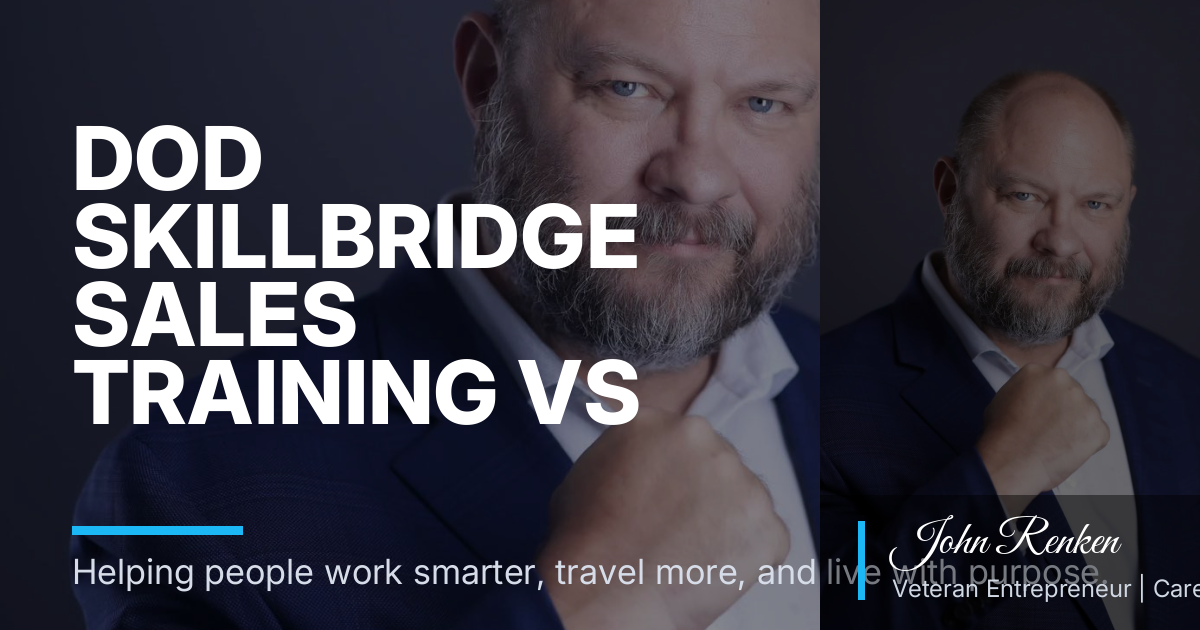 DOD SkillBridge Sales Training vs Veteran Sales Programs: How Separating Service Members Should Choose