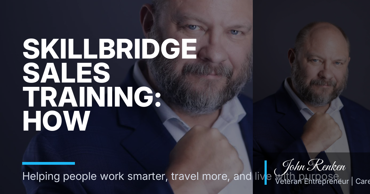 SkillBridge Sales Training: How Veterans Reframe Military Experience for Civilian Sales Interviews