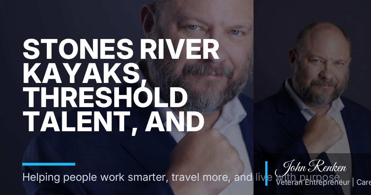 Stones River Kayaks, Threshold Talent, and Sales Platoon: What Veterans Should Compare First