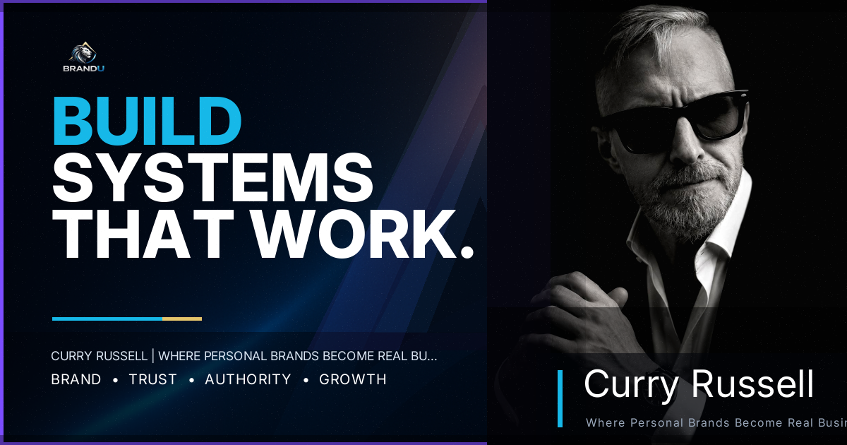 Curry Russell on Apex BrandU: Empowering Business Growth Through Personal Branding and Scalable Systems