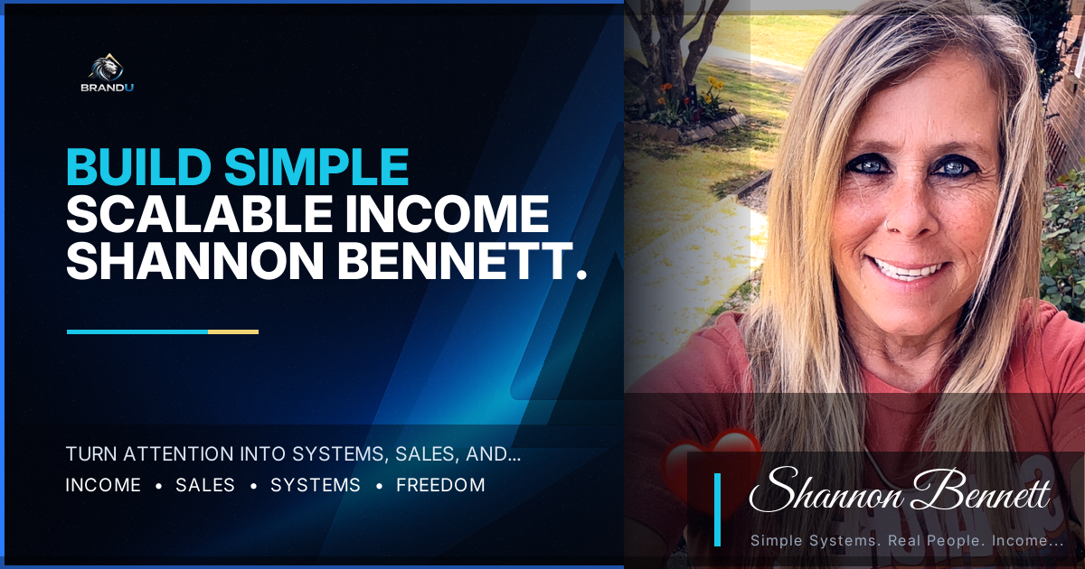 Build Simple, Scalable Income with shannon bennett simple