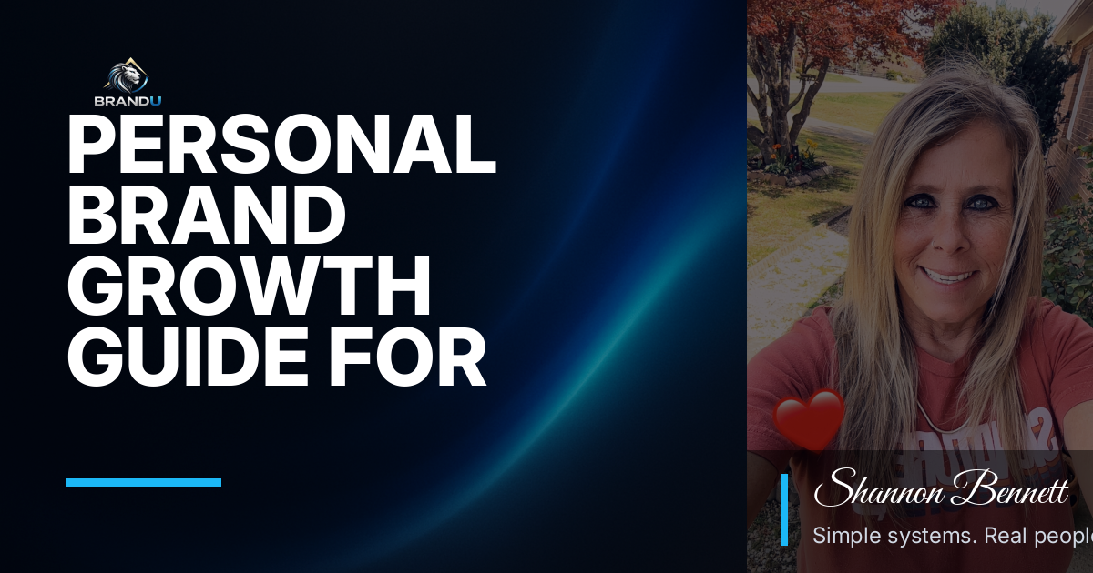 Personal Brand Growth Guide for Smarter Growth and Better Results