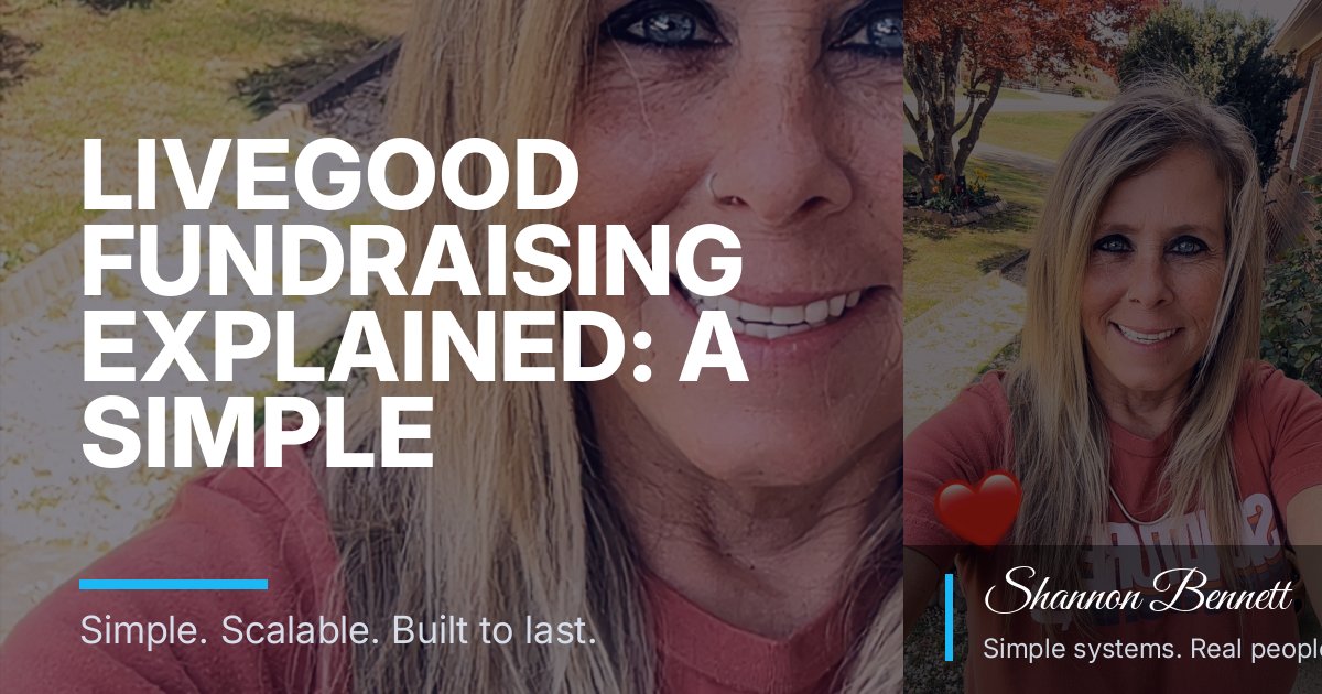 LiveGood Fundraising Explained: A Simple Income Path for Busy, Non-Technical Adults