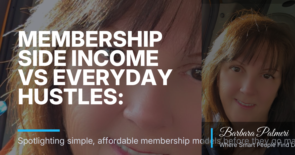 Membership Side Income vs Everyday Hustles: What Busy Beginners in Medford Should Compare