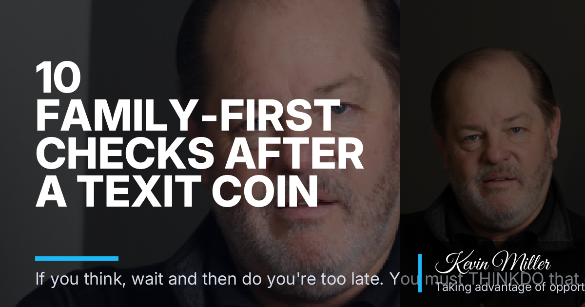 10 Family-First Checks After a Texit Coin Intro (LiveGood & Long-Term Values)
