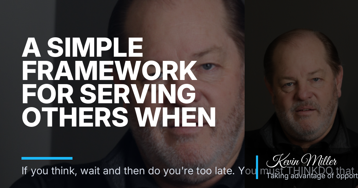 A Simple Framework for Serving Others When “Good Money” Enters the Conversation