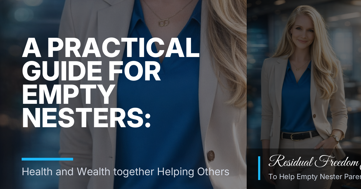 A Practical Guide for Empty Nesters: Health Habits, Lower Wellness Costs, and Optional Residual Income