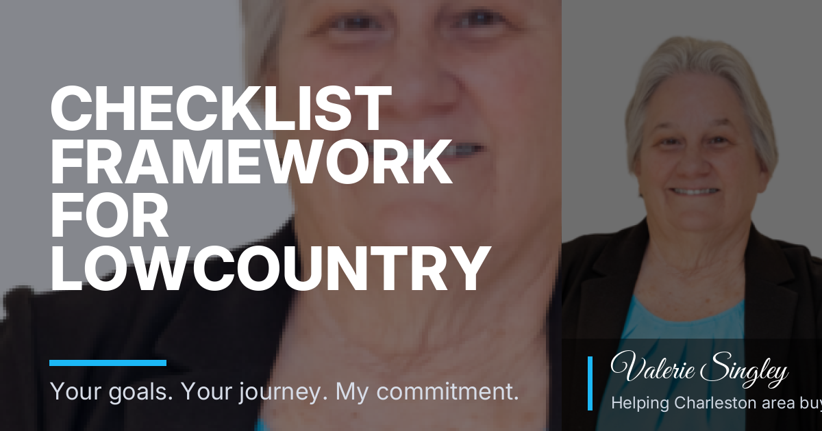 Checklist Framework for Lowcountry Seniors and Empty Nesters Ready to Sell
